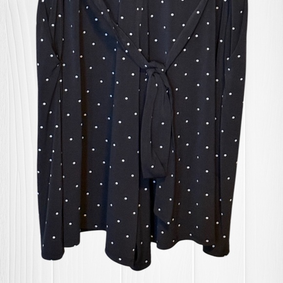 TORRID Studio Knit Flutter Sleeve Romper - Polka Dot - Picture 14 of 16